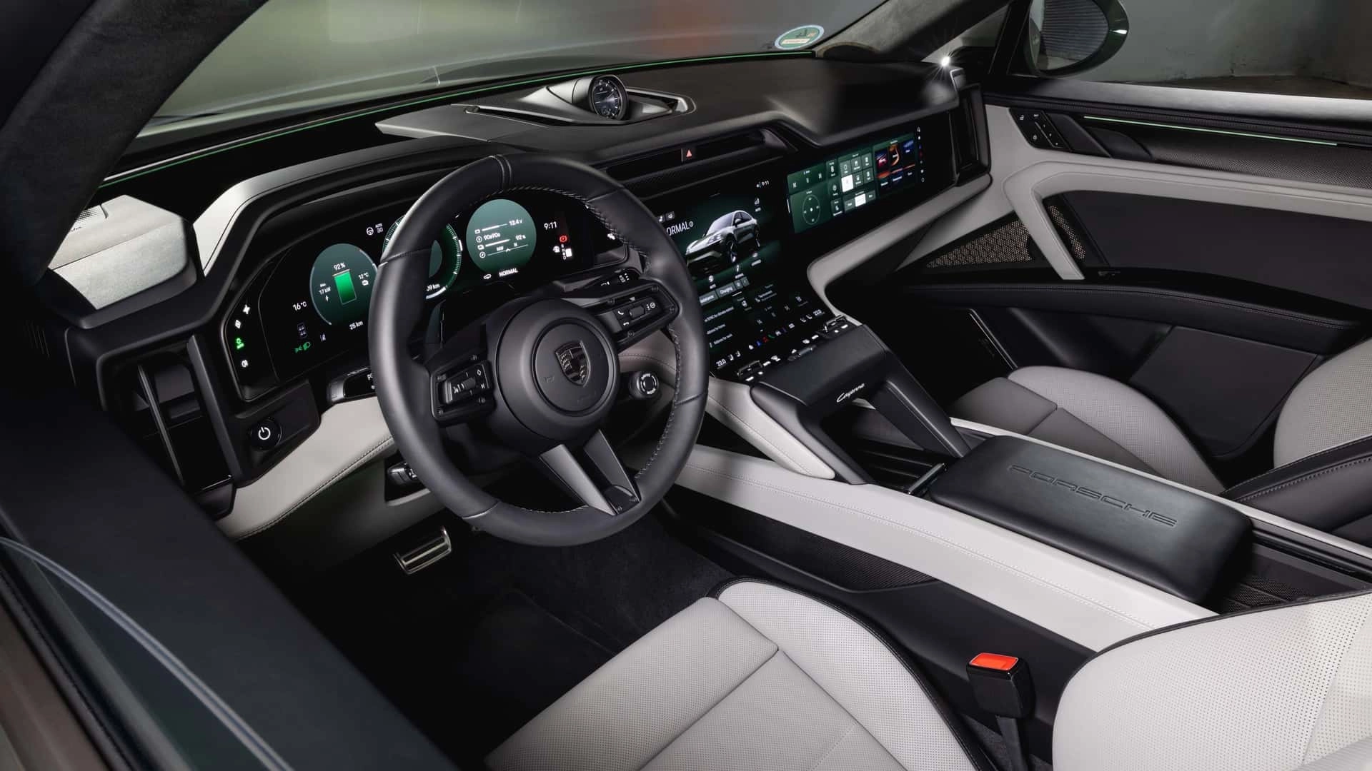 Porsche cayenne coupe electric 2026 das interieur (2)